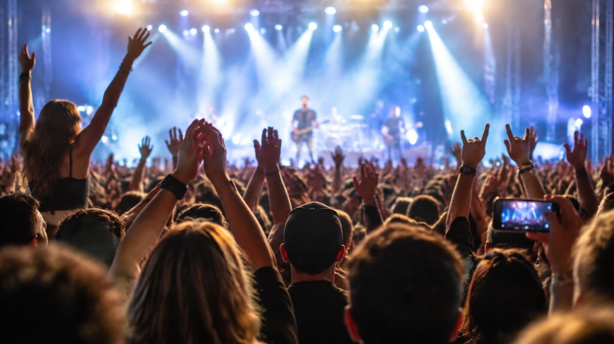 crowd at concert