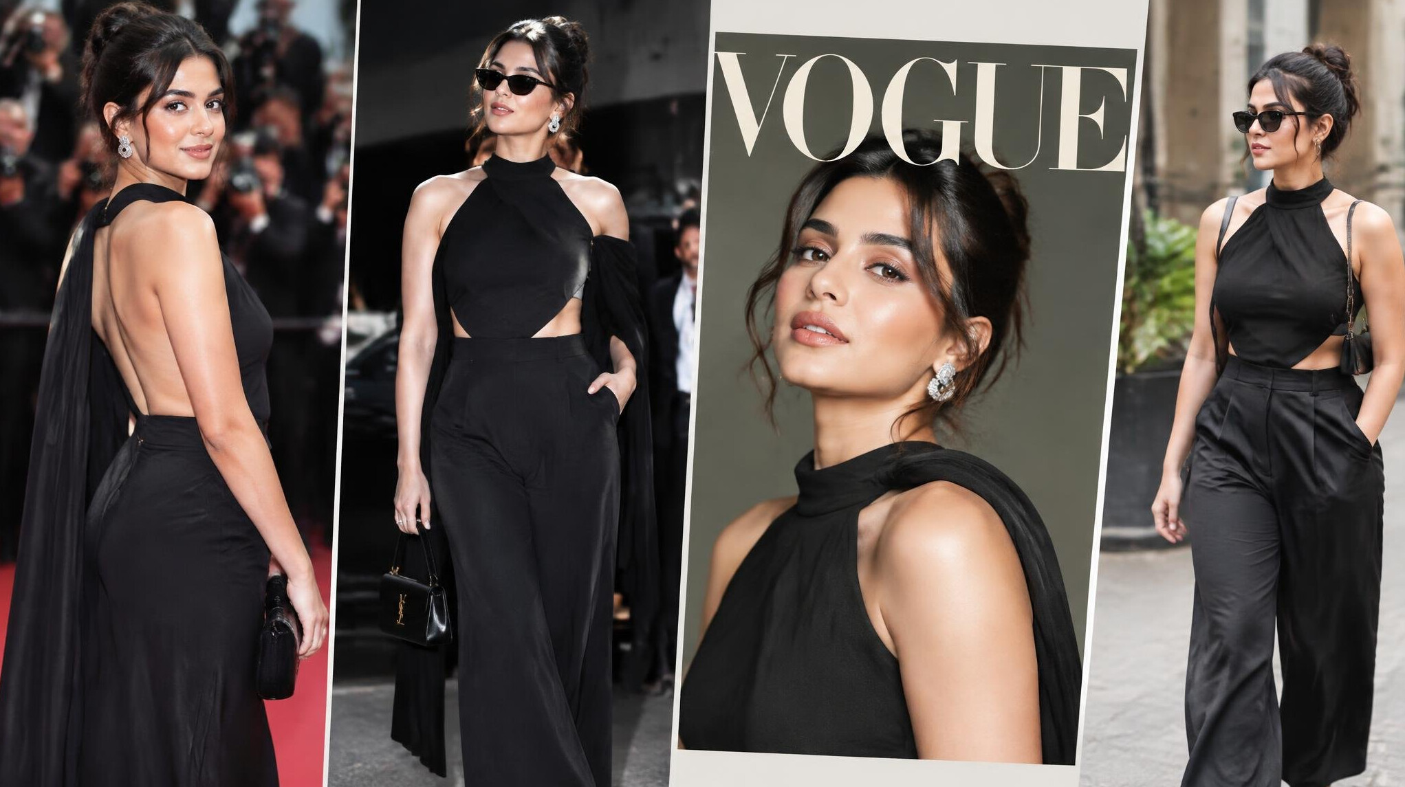celebrity wearing trendy outfit